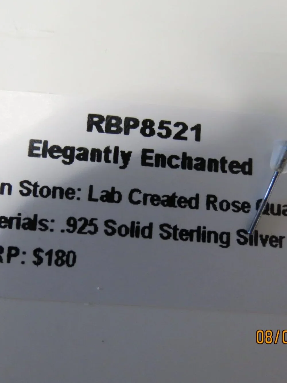 NWT Bomb party Elegantly Enchanted Lab Created Rose Quartz Earrings RBP8521